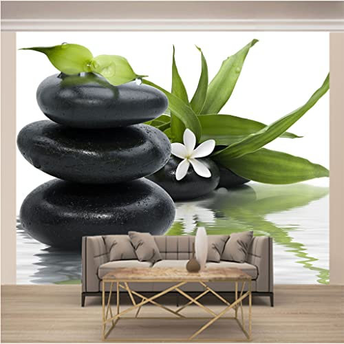 Fotomurales Decorativos Pared 3D Papel Tapiz Fotográfico Fleece No-Trenzado Art Mural De Pared Papel Pintado Moderna Sala Cuarto Salón Infantil Dormitorio XL 250cm x 175cm (Ancho x Alto) Zen