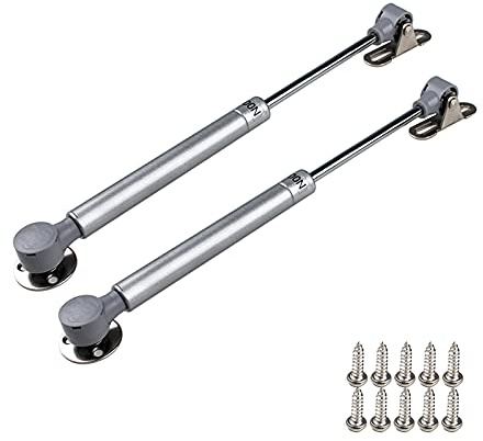 GZKDKZB Hydraulische Gasdruckfeder, unterstützt Schrankscharnier, Küchenschranktür, Möbel-Gasfeder, Türdämpfer, Schrankscharniere, versteckte Möbelfächer, 22,5 lb/100 N, Fliegengittertürsc