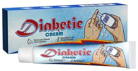 Crème Hydratante Pour Le Soulagement Du Diabète 20 G, Crème Apaisante Pour La Peau, Crème Réparatrice Pour Les Pieds, Absorption Rapide, Enrichie En Ingrédients Naturels, Pour La Taille