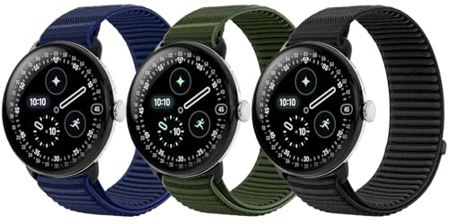 SimpleThings Sportarmband für Pixel Watch 2/1/3 4 (41mm 45mm) Armband | Sport Loop Nylonband kompatibel mit Google Watch 4/3 (45mm 41mm)/2/1 , Herren Damen, Atmungsaktive Weiche