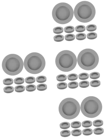 DIYEAH 40pcs Soft Rubber Air Conditioner Drain Plug Replacement Rubber Hole Plug Cover for Hose Stopper for Washing Machine Drain Hole