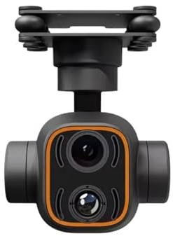 Compatibile con la termocamera C12 2K ad alta definizione Drone dinamico invertito stabilizzato a tre assi doppia luce Gimbal RC