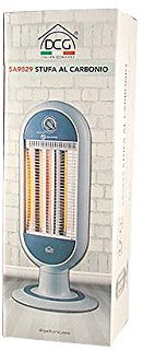 Dcg sa9829 stufa al carbonio oscillante 2 elementi