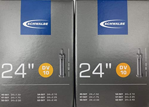 2 x Schwalbe Fahrradschlauch 24 DV-10