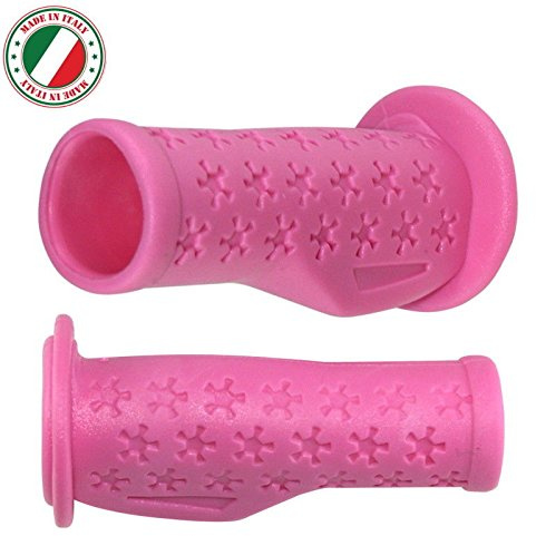 UNIVERSAL 2X ROSA LENKERGRIFFE KINDERFAHRRAD GRIFFE GUMMI GRIP GRIFFGUMMI DREIRAD 22.2MM KINDER PINK MÄDCHEN FAHRRAD ERGONOMISCH