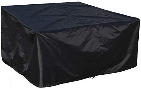 B.PRIME 200x160x70cm Telo Protettivo per tavoli e mobili da Giardino - Impermeabile, Traspirante e stabilizzato Contro i Raggi UV - Copertura di qualità - Telone in Tessuto Oxford in Poliestere 210D