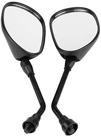 Rearview Mirror Pair of Universal 10mm Rearview Mirrors DY100 Rear View Side Mirrors for Motorcycle Motorbike Scooter Motorcycle Folding Rearview Mirror Bike Mirror Handlebar