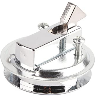 Ejoyous Pull Lock Möbelschlosser Möbelgriff Schloss Zinklegierung Rund für Camping Boot Wohnwagen Flush Hatch Locker Cabinet Pull Lift Hatch Fallenschloss, Tür/Plattenstärke 0,1–1 cm