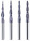 SpeTool 4Pcs Spiral End Mill Ball Nose R0.25~1.0 Tip 4mm Shank Tapered TiAlN Coated 2-Flute Milling Cutter Solid Carbide CNC Router Bit Set for 2D and 3D Engraving Carving Woodworking