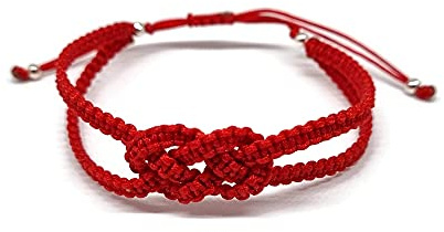 MYSTIC JEWELS - Armband Kabbalah, konzentrischer Knoten, Schutz gegen böse Augen, Glück, Good Luck
