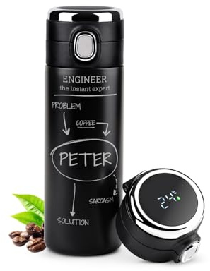 Maverton Thermal Mug for Man, Personalised Tumbler for boy, Engineer