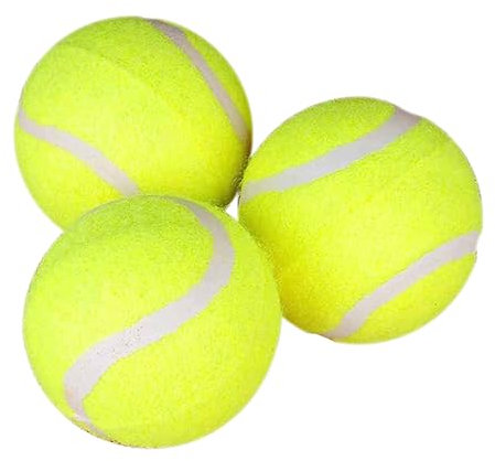 Garneck Trainings Tennisbälle 3 Stück Naturkautschuk Hohe Elastizität Druckbeständig Tennis Übungsbälle Für Anfänger Tennisball Trainingsgeräte