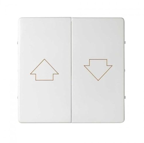 Simon 82 Concept | Tecla doble persianas con enclavamiento blanco mate SIMON 8200028-090
