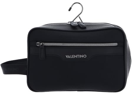 VALENTINO Efeo Soft Cosmetic Case with Strap Nero