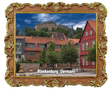 Blankenburg Deutschland Kühlschrankmagnet 3D Reise Souvenir Kühlschrank Dekoration Magnetaufkleber Basteln Kollektion