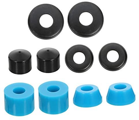 PAMINGONO Skateboard Stoßdämpfer Matte 1 Satz Stoßfeste PU Unterlage für LKW Buchsen Skateboard Zubehör und Elastisch