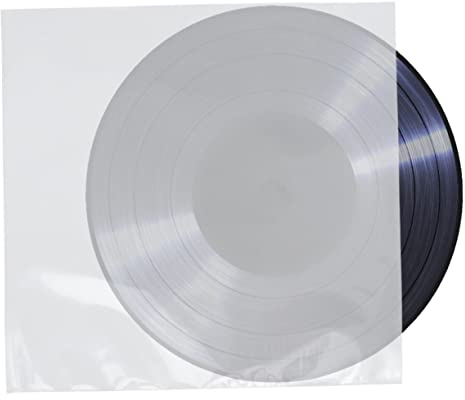 MOLUCKFU Lot de 30 Pochettes Transparentes pour Disques Vinyles, Format 12 Pouces, Ouverture Facile, en Cpp, Protection L’Usure pour Rangement
