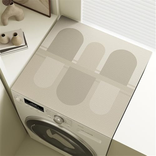 Highdi Housse de Protection pour Machine à Laver Top, Coussin de Machine à Laver Antidérapant Housse de Machine à Laver pour Machine à Laver Ou Sèche-Linge (30 * 40cm,Nordique Classique 4)