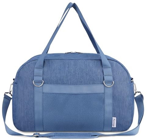 Narwey für Kleine Reisetasche Handgepäck Damen - Easyjet Handgepäck 45x36x20 Kleine Sporttasche Handgepäck Tasche für Flugzeug Weekender Damen und Herren 25L (Marineblau)