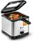 Maya Range Compact Deep Fryer, 2.5L Capacity, Stainless Steel, Temperature Control, Removable Basket, Cool touch Lid 1000W