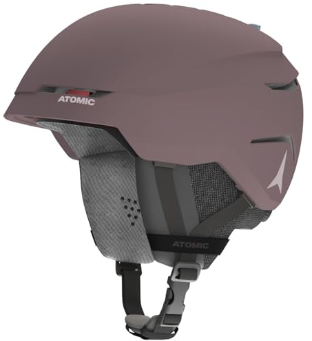 ATOMIC Savor Skihelm - Red Rock - Größe 55-59 - Snowboard- & Ski-Helm mit 360° Fit System & Active Aircon Belüftungssystem - Holo Core für maximale Stoßdämpfung
