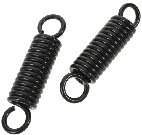 BESPORTBLE 2 Resortes para Columpio de Porche de Acero al Carbono 6 MM X 150 MM Resorte de Tensión para Silla Colgante y Hamaca Accesorios Resistentes para Juegos Infantiles y Exteriores