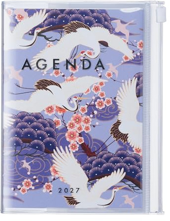 MARK'S 2026/27 Diary A6 Japan / Birds // Purple