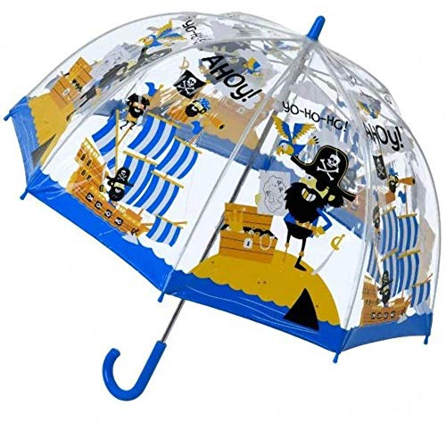 Bugzz @ Soake Kinder PVC-Regenschirm, pirat, Einheitsgröße,