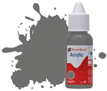 Acrylic Paint No.246 RLM 75 Grauviolett Matt dropper bottle | Matt (14ml), Acrylic Paints for Models, Plastic, Metal, Wood, Glass, Ceramics and More, Touch Up Coat