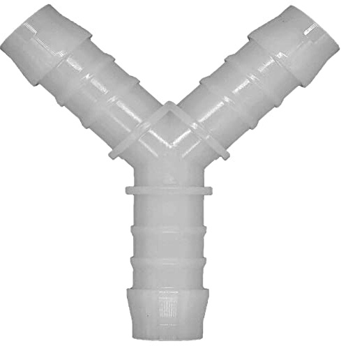MegaHaustechnik Schlauchverbinder Y-Stück, Tülle außen 8mm, Kunststoff | hochwertiges POM (Polyoxymethylen), Trinkwasser geeignet, Tülle-Außendurchmesser 8mm, Abzweig Verteiler