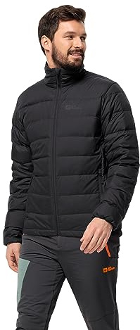 Jack Wolfskin Ather Down Jkt M Duntäcke, Svart, L Herr, Svart, L