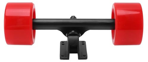 XHTLLO Skateboard-Truck Und Rollen-Set, High Rebound 82a PU-Räder Mit ABEC 9-Lagern, Für Elektro-Skateboards(Rot)