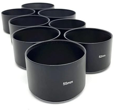 Paraluce in metallo lungo 40,5 mm 46 mm 49 mm 52 mm 55 mm 58 mm 62 mm 67 mm 72 mm 77 mm for obiettivo fotografico(62mm)