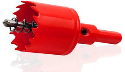 Sega a Tazza Bimetallica Punta Universale da 30 mm Sega a Tazza HSS M42 con Albero Triangolare per Legno PVC Alluminio Acciaio Inossidabile Metallo