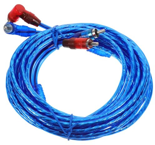 COSMEVIVI 5m Cavo Audio Doppio Rca Cavo Stereo Ausiliario Per Subwoofer Rca Per Cuffie Accessori Elettronici Per Auto