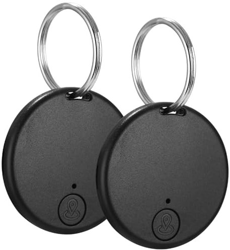 Air Tag Localizzatore, Tracker Tags 2 pezzi, localizzatore Bluetooth Compatibile con (iOS, Android) Trova bagagli, valigia, borsa zaino, batteria sostituibile