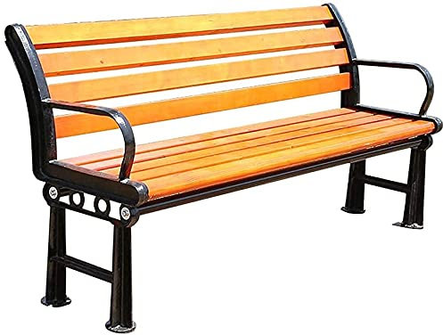 CCKUHN Gartenbank für draußen, Garten-Terrassenbank für Ihre Freizeit, Gartenbank für die Terrasse im Park, 2-3-Sitzer-Bank aus Massivholz für den Außenbereich, Wetterfester Verandastuhl,