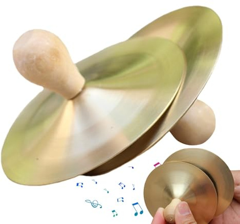 Petites Assiettes - Assiettes Portables - Zills pour Les Doigts pour Les fêtes de Bal, Instruments de Musique, Instruments à Percussion pour Adultes et