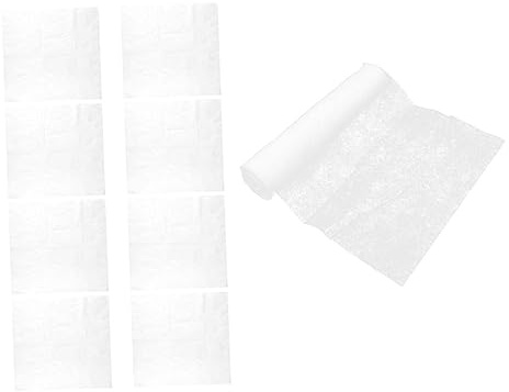 Mipcase 2-Piece Kitchen Range Hood Oil-Absorbing Paper Stickers Nonwoven Grease Filter for Kitchen Oil-Proof Cover Easy Installation