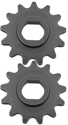 Briny River 2 Pezzi MY1020 25H 13T Pignone Motore In Metallo Motore Motore Catena Ruota Per Scooter Elettrico