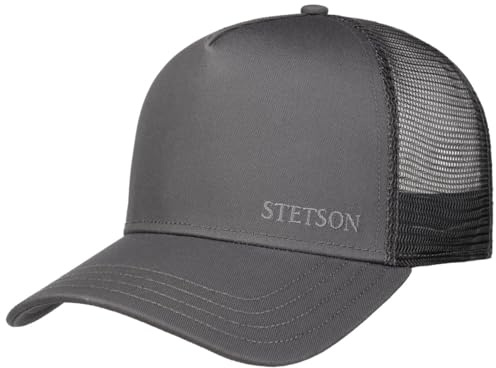 Stetson Brooklin Trucker Cap 6 Panel Uni einfarbig Snapback Damen Herren Frühling Sommer