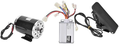 3PCS Aluminium Alloy Electric Scooter Motor Controller Pedal Combination 48V 1000W Brush Motor Kit for Electric Tricycles and Scooters
