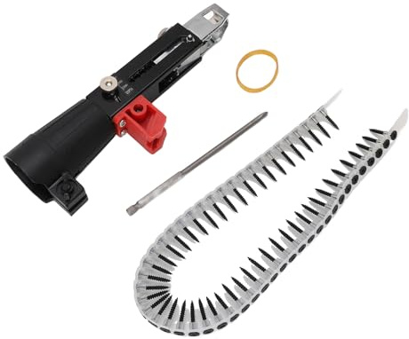 SUNGOOYUE Efficiente Adattatore a Catena in Acciaio Inossidabile per Chiodatrice Automatica per gli Appassionati di Viti per Cartongesso Fai-da-te