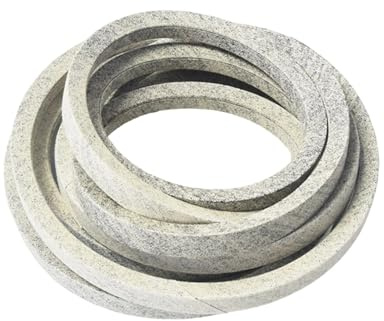 Courroie extra longue de 1,6 cm de largeur et 489 cm de long pour tondeuses autoportées avec ceinture en caoutchouc chloroprène de stabilité chaude