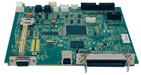 79400-011 Carte mère pour imprimantes Zebra ZM400 ZM600, carte logique principale avec fente pour serveur sans fil, durabilité industrielle et traitement des données à haute vitesse