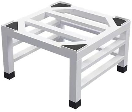Pobbycrafm Soporte Secadora sobre Lavadora Kit Union Lavadora Secadora Base para Lavadora Pedestal Lavadora Soporte para Lavadora White 60x50x40cm