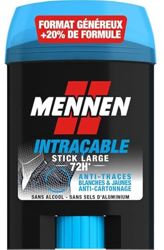 MENNEN Intraçable Déodorant stick homme anti-traces 72h 60 ml