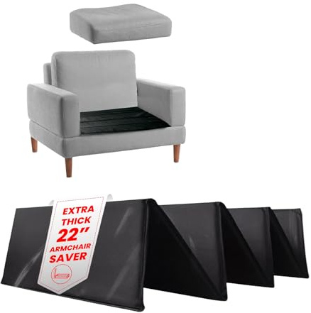 LAMINET Deluxe Adjustable Furniture Fix Sagging Cushion Seat Saver - Armchair/Recliner - 17 L x 22 W
