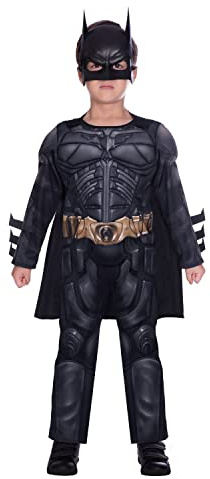 Costume classico da Batman Warner Bros (9906062) per bambini (6-8 anni)
