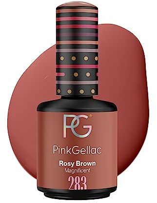 Pink Gellac - Gelnagellack - Magnificent - Creamy Satin Finish - Rosa - 15 ml